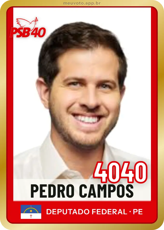 Carta de Pedro Campos, número 4040, PSB