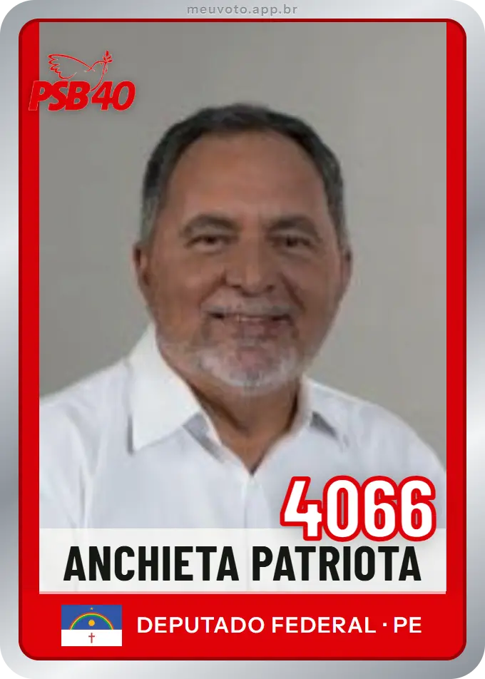 Carta de Anchieta Patriota, número 4066, PSB