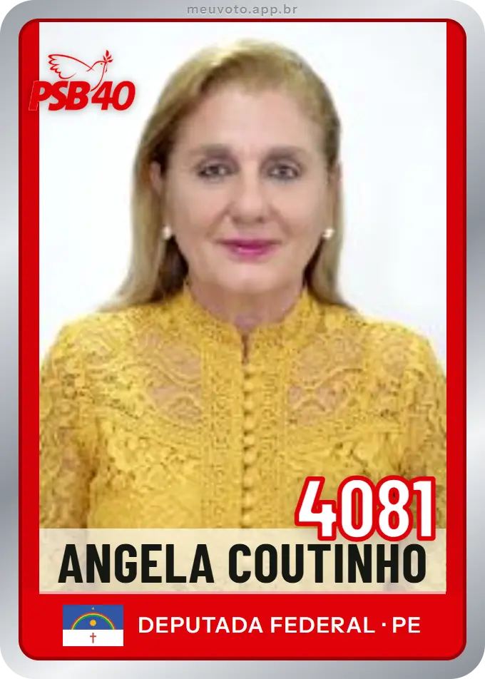 Carta de Angela Coutinho, número 4081, PSB