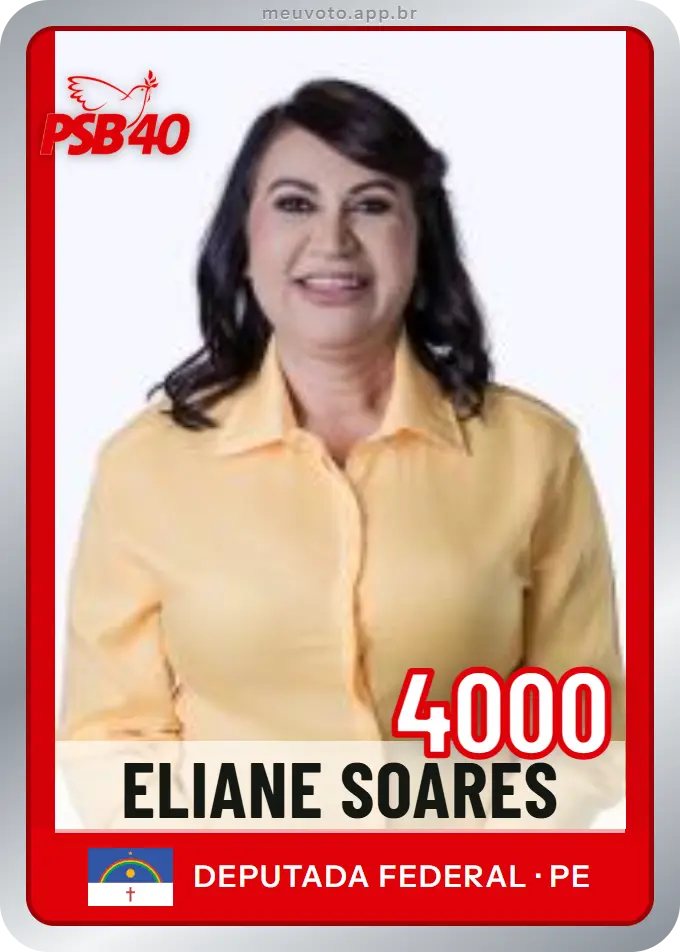 Carta de Eliane Soares, número 4000, PSB