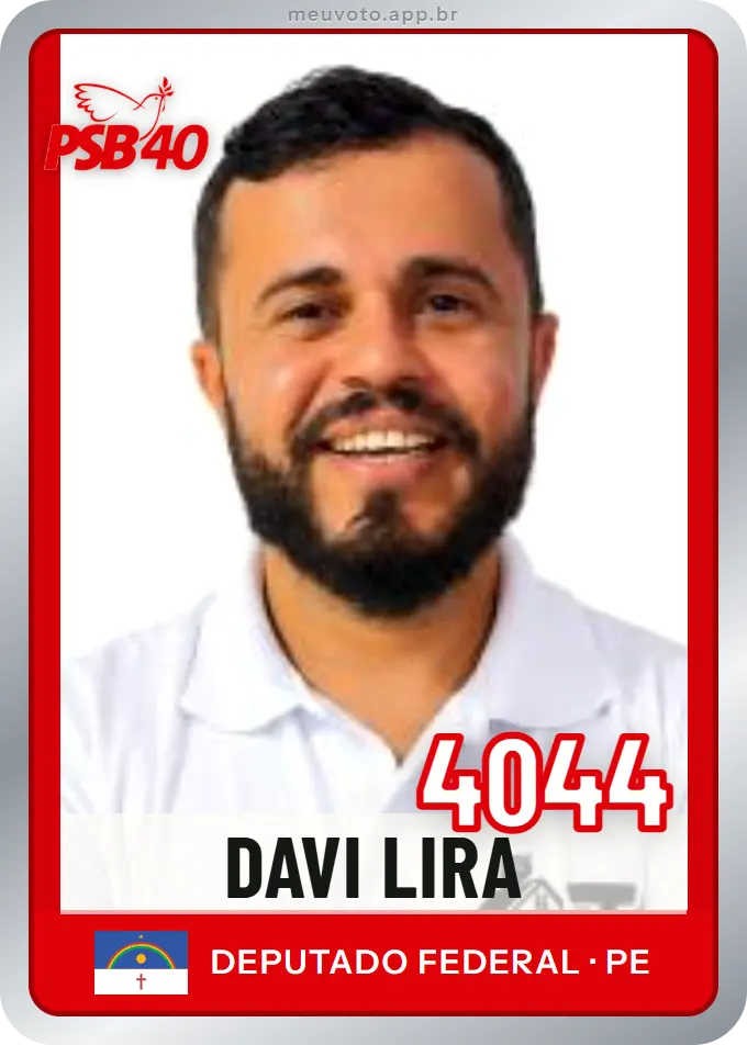 Carta de Davi Lira, número 4044, PSB