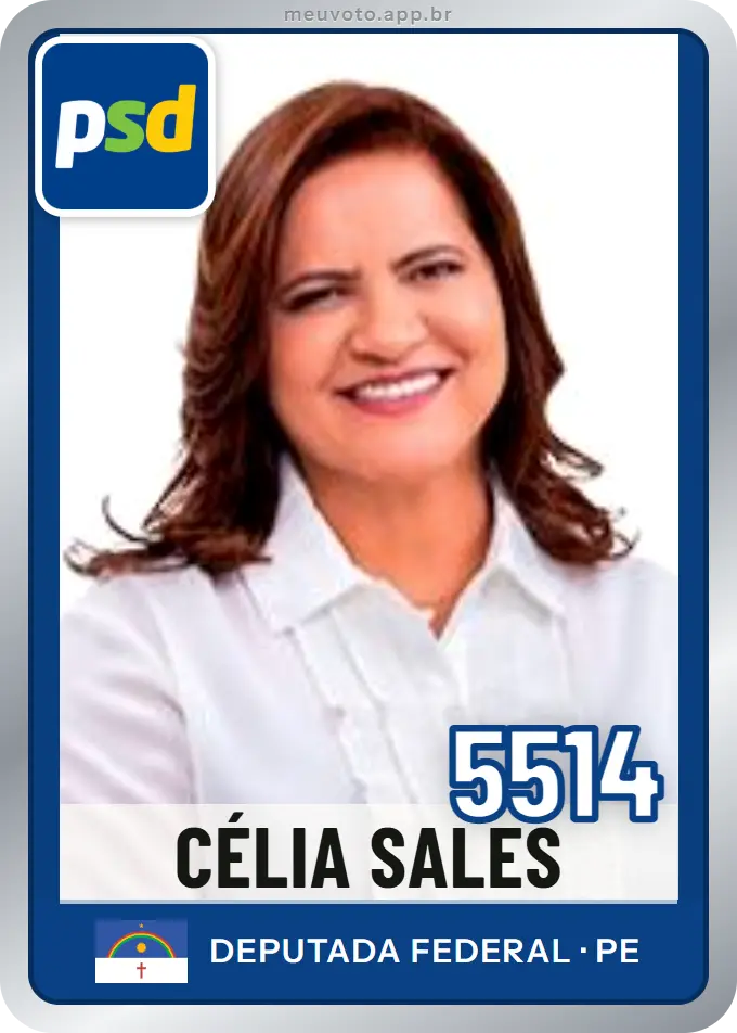 Carta de Célia Sales, número 5514, PSD