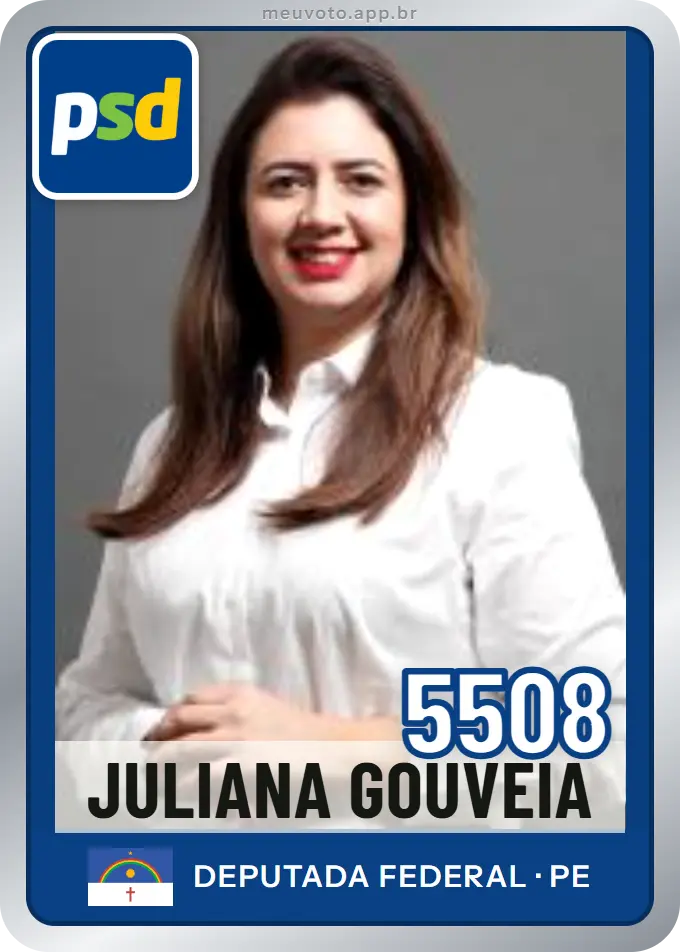 Carta de Juliana Gouveia, número 5508, PSD