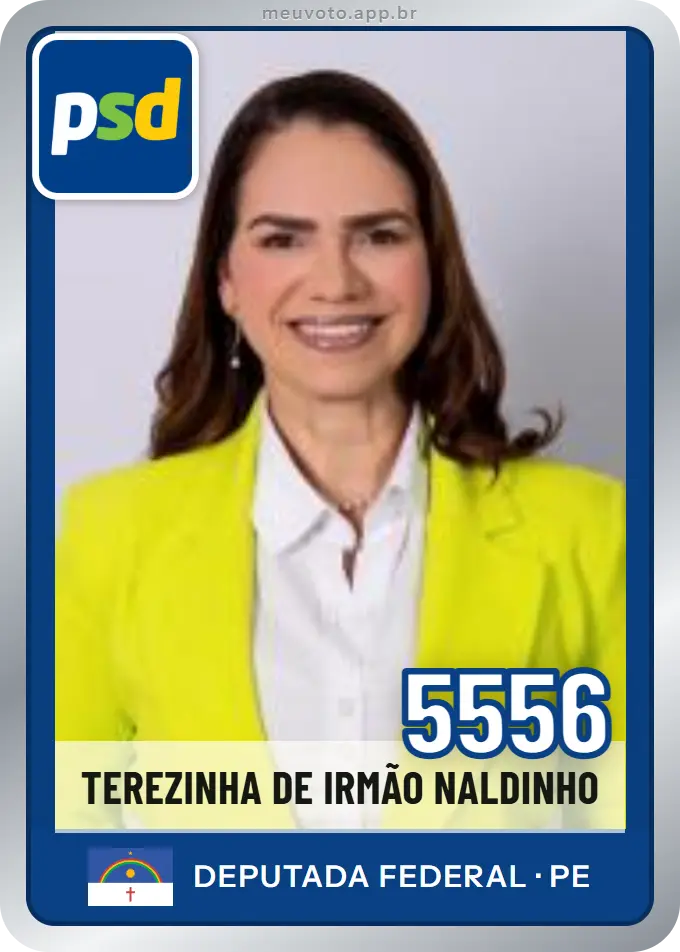 Carta de Terezinha de Irmão Naldinho, número 5556, PSD