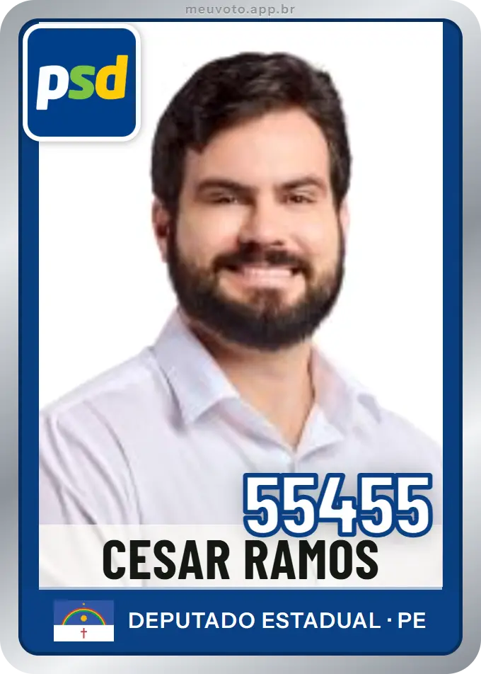 Carta de Cesar Ramos, número 55455, PSD