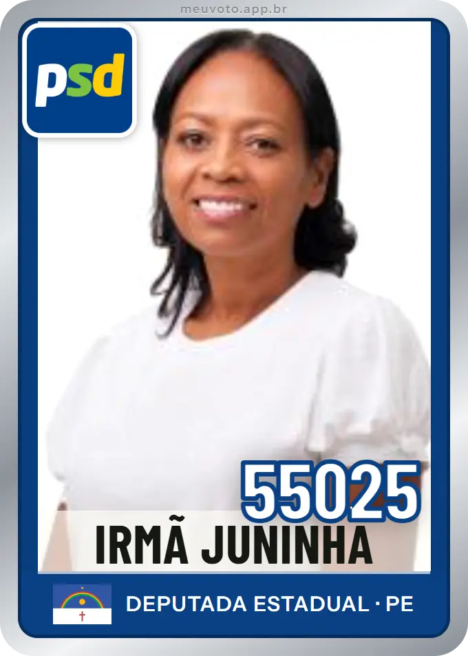Carta de Irmã Juninha, número 55025, PSD