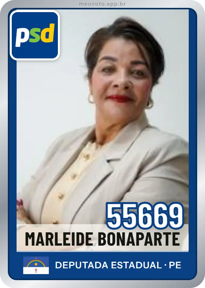 Carta de Marleide Bonaparte, número 55669, PSD