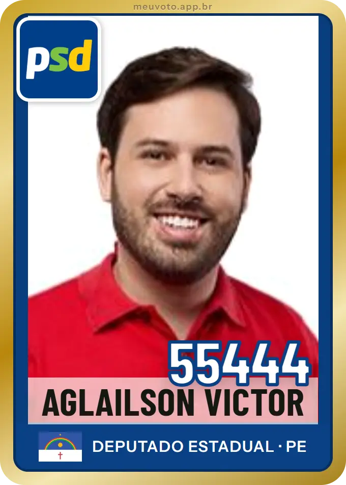 Carta de Aglailson Victor, número 55444, PSD