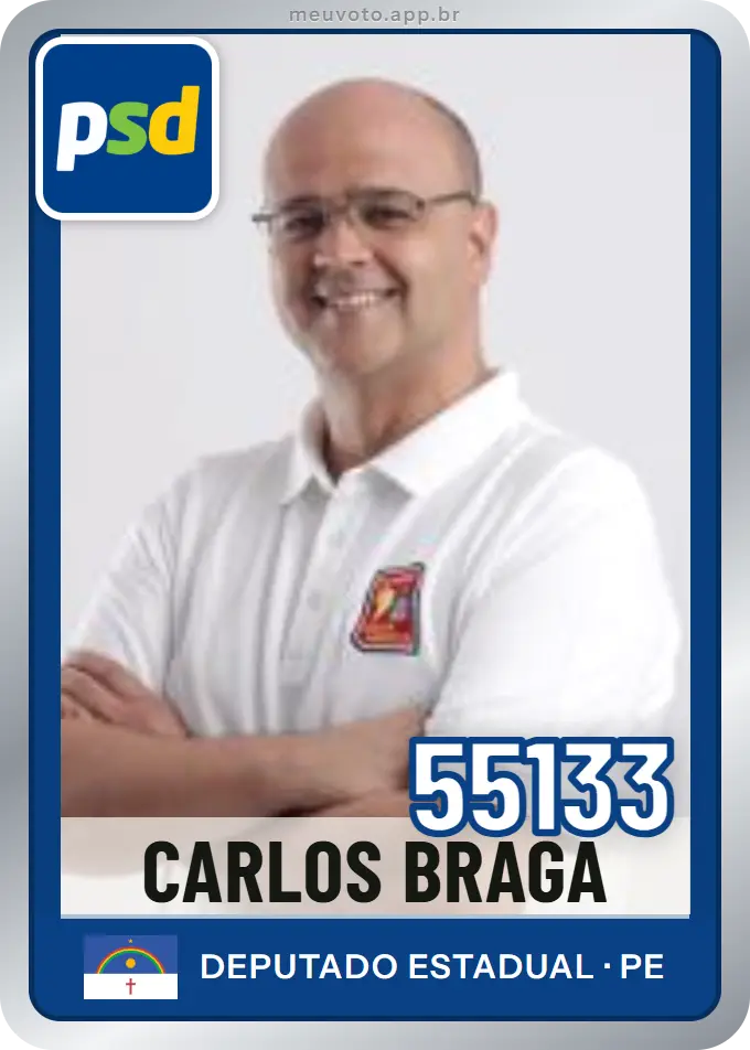 Carta de Carlos Braga, número 55133, PSD