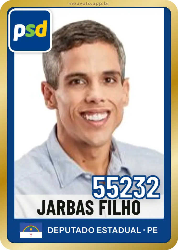 Carta de Jarbas Filho, número 55232, PSD