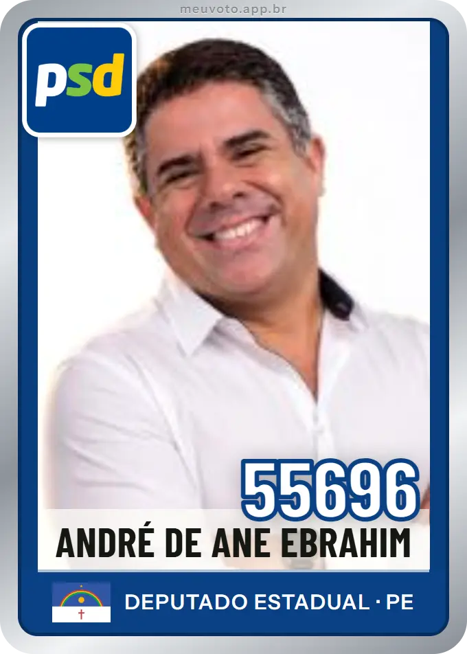 Carta de André de Ane Ebrahim, número 55696, PSD