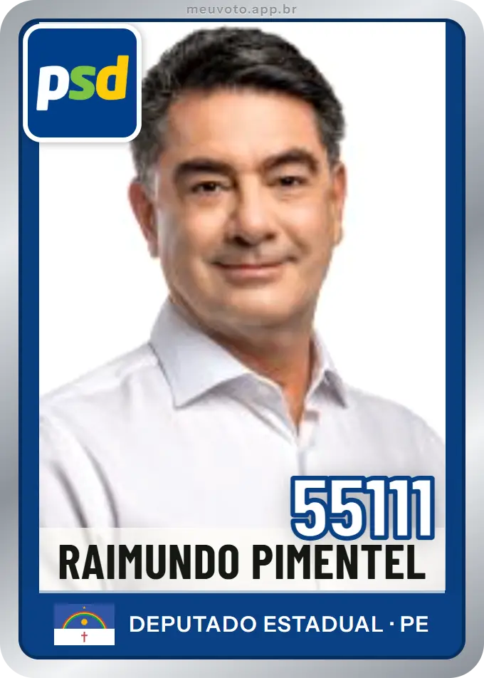 Carta de Raimundo Pimentel, número 55111, PSD