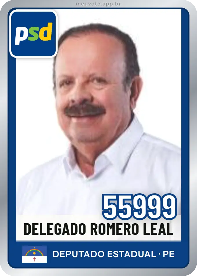 Carta de Delegado Romero Leal, número 55999, PSD