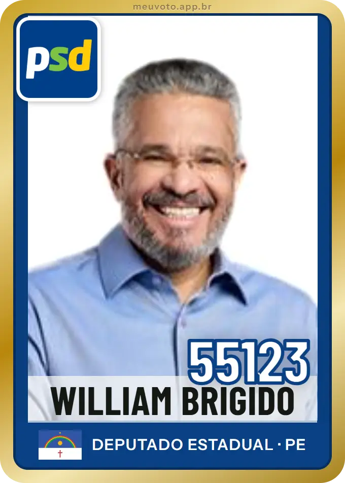 Carta de William Brígido, número 55123, PSD