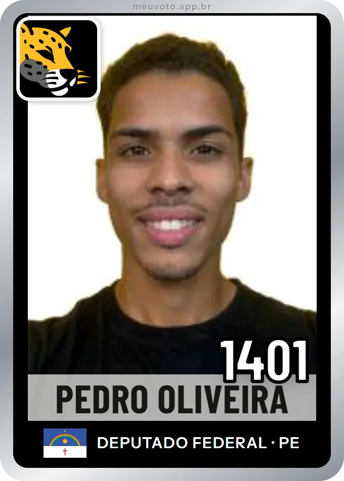 Carta de Pedro Oliveira, número 1401, Missão
