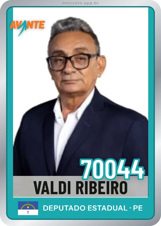 Carta de Valdi Ribeiro, número 70044, Avante