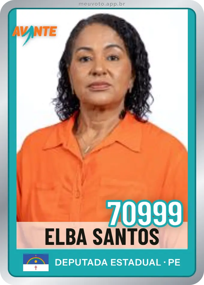 Carta de Elba Santos, número 70999, Avante