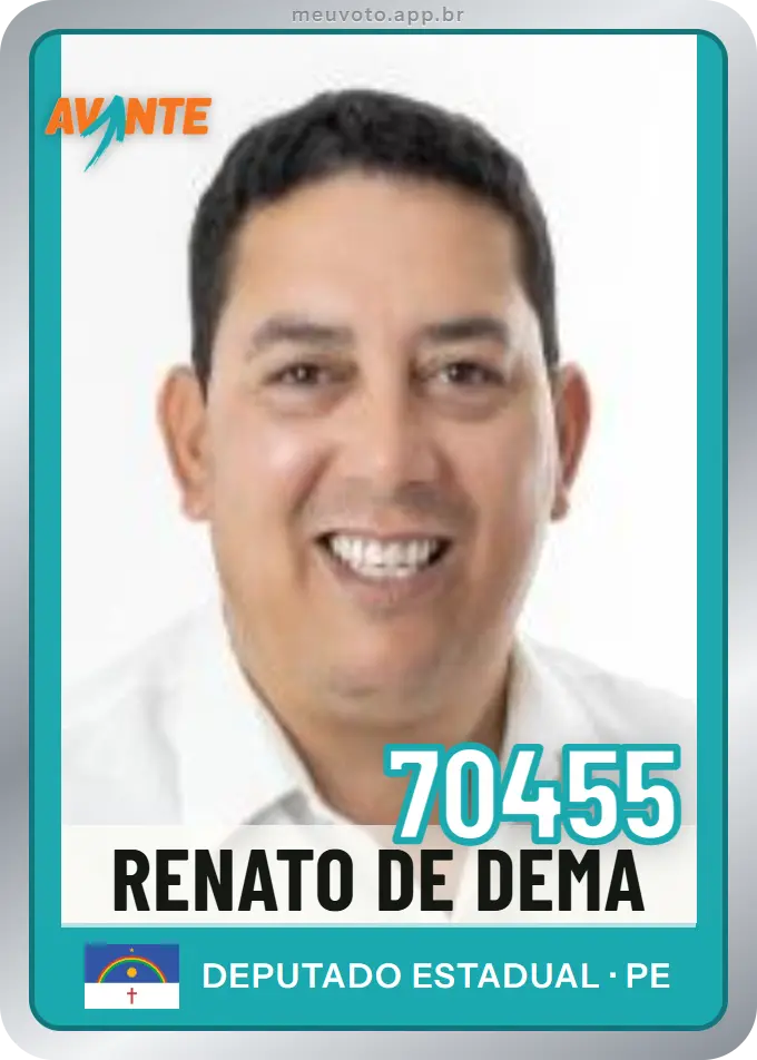 Carta de Renato de Dema, número 70455, Avante