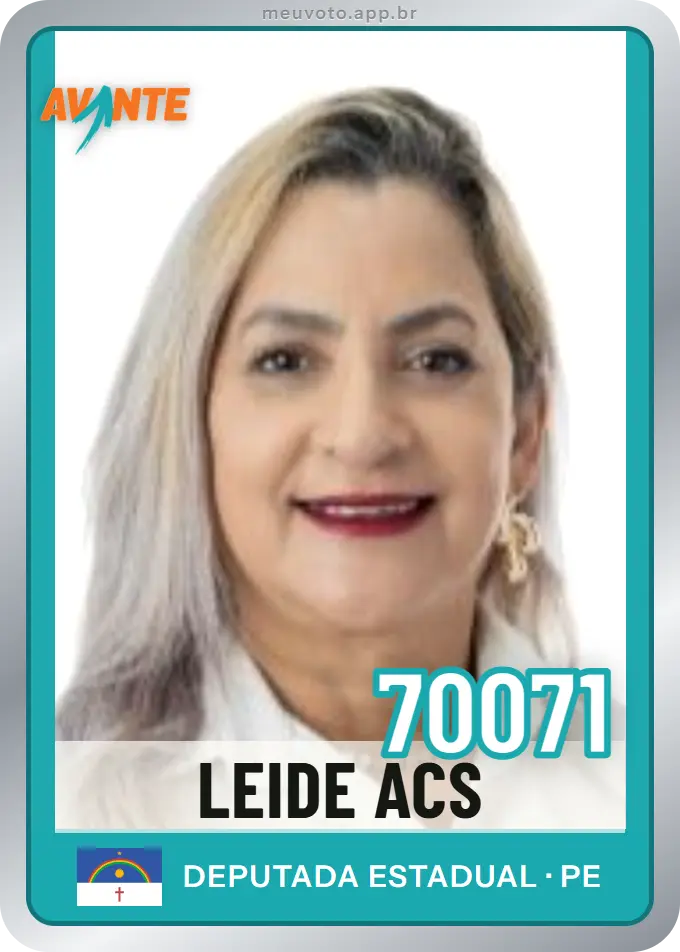 Carta de Leide Acs, número 70071, Avante