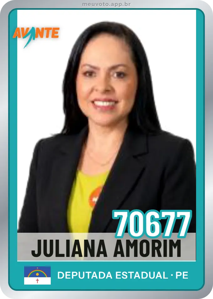 Carta de Juliana Amorim, número 70677, Avante
