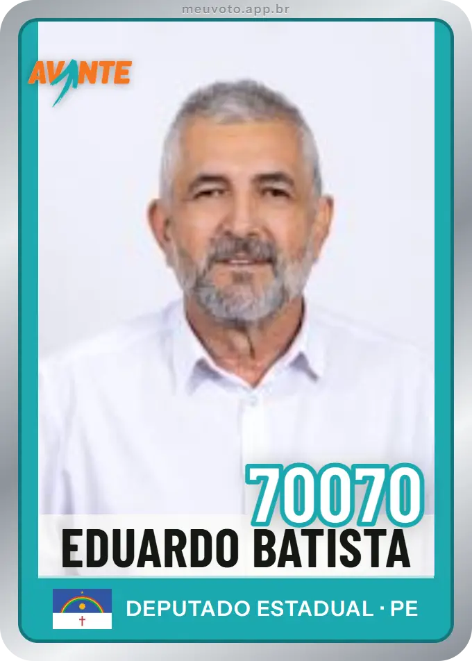 Carta de Eduardo Batista, número 70070, Avante