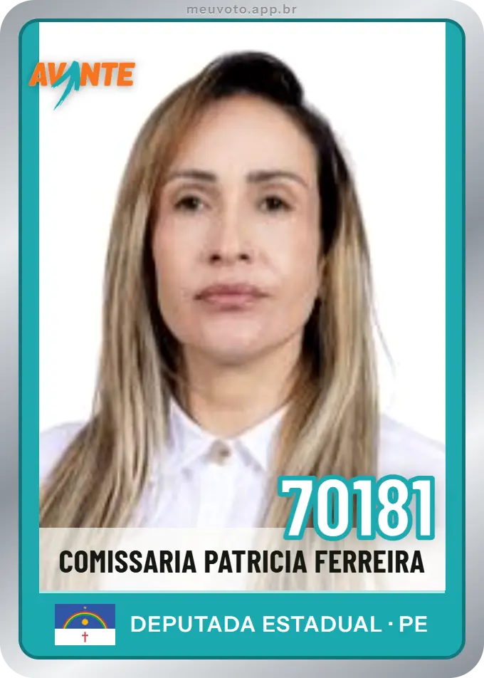 Carta de Comissaria Patricia Ferreira, número 70181, Avante