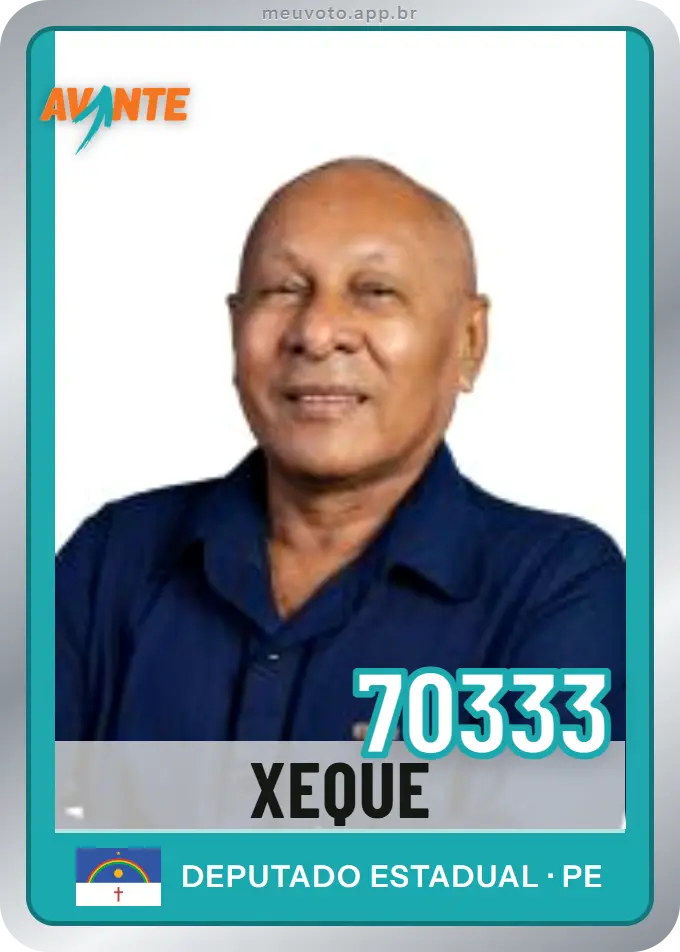 Carta de Xeque, número 70333, Avante
