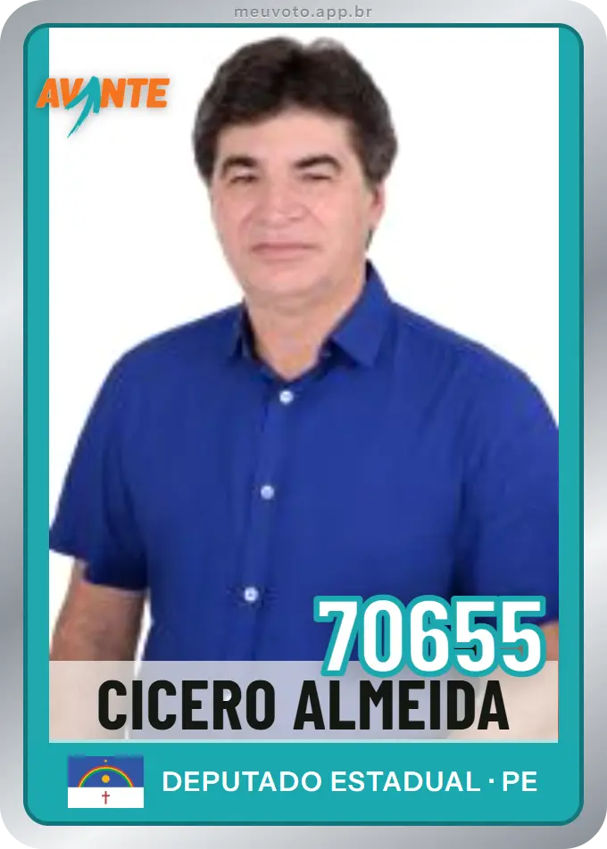 Carta de Cicero Almeida, número 70655, Avante