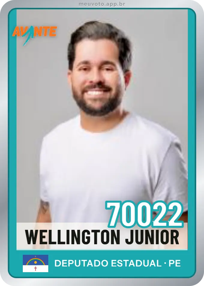 Carta de Wellington Junior, número 70022, Avante