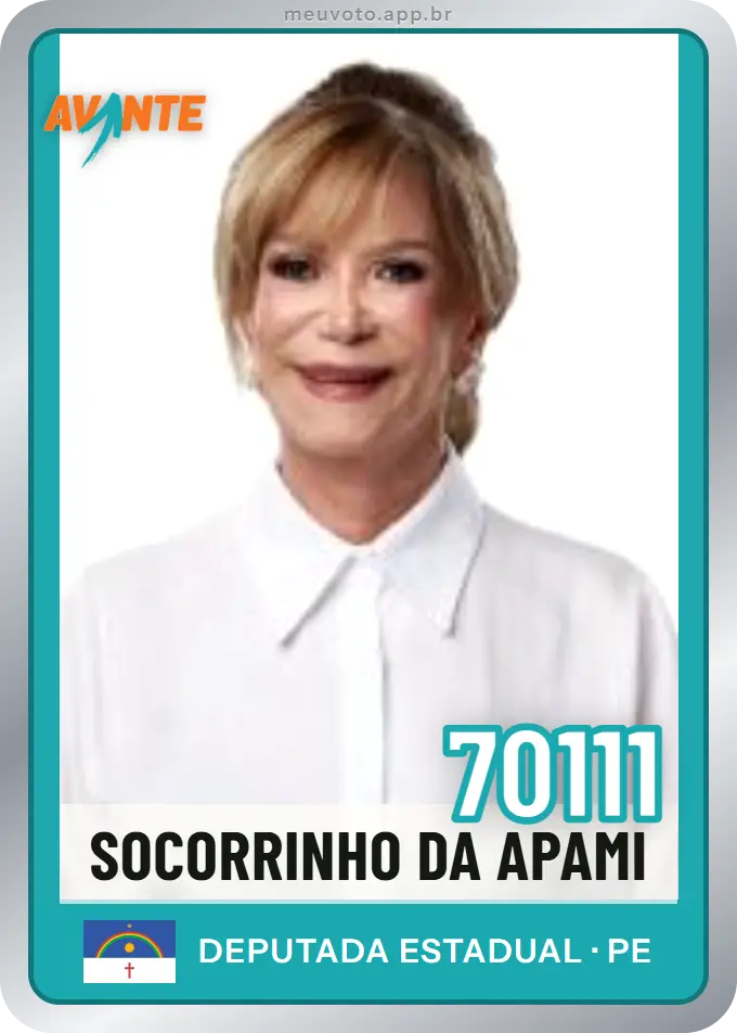 Carta de Socorrinho da Apami, número 70111, Avante
