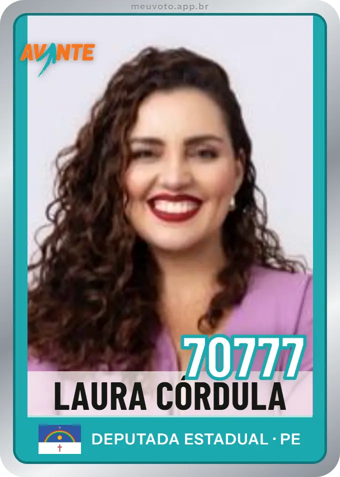 Carta de Laura Córdula, número 70777, Avante
