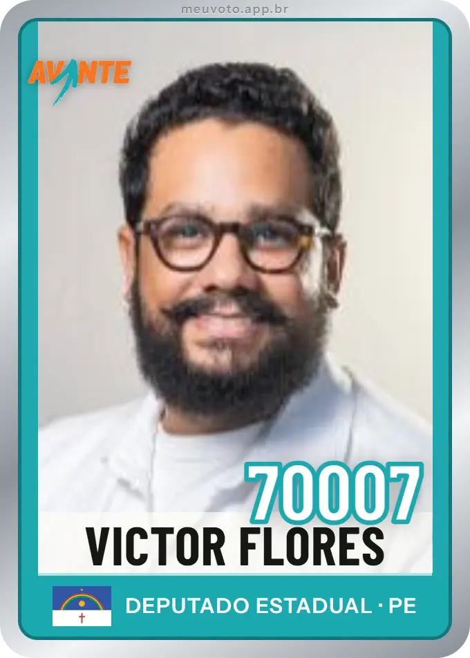 Carta de Victor Flores, número 70007, Avante