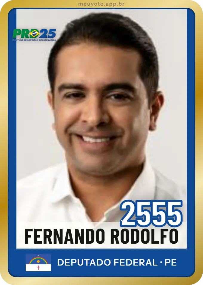 Carta de Fernando Rodolfo, número 2555, PRD