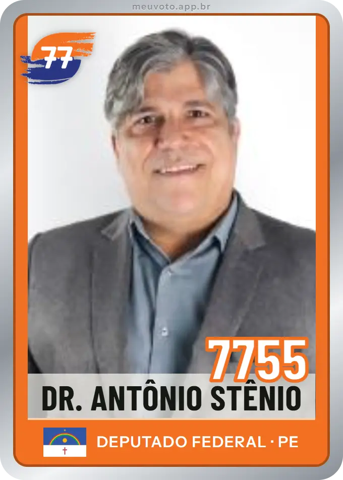 Carta de Dr. Antônio Stênio, número 7755, Solidariedade