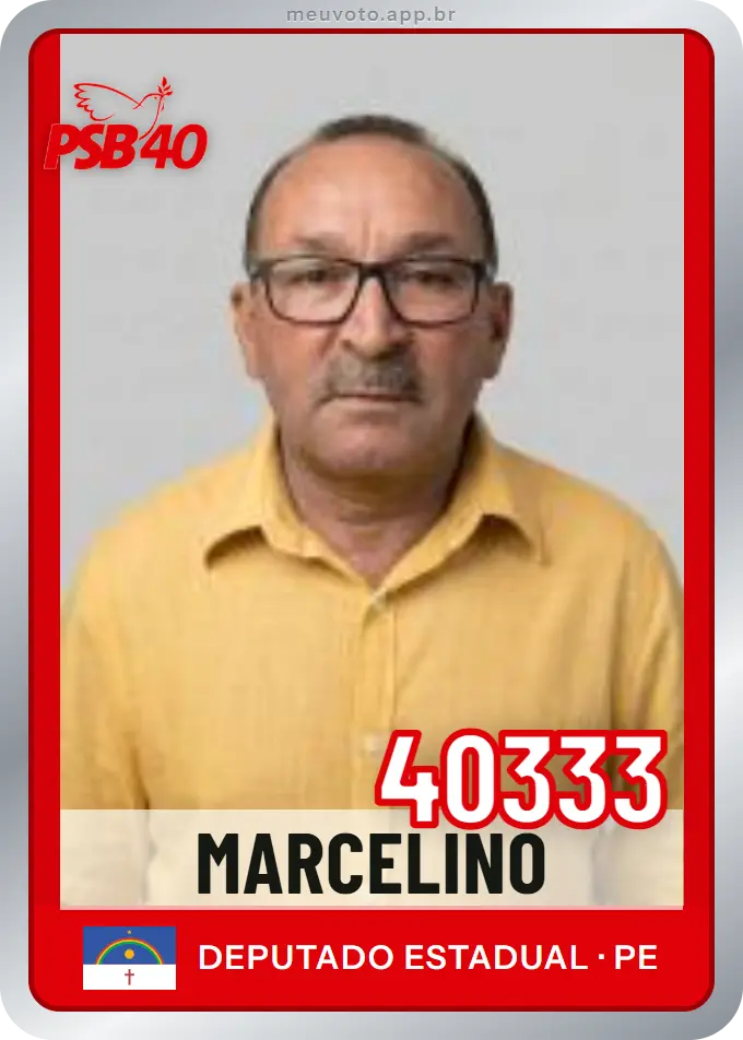 Carta de Marcelino, número 40333, PSB