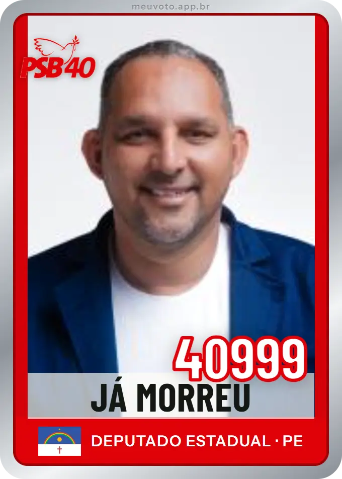 Carta de Já Morreu, número 40999, PSB