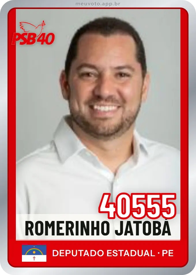 Carta de Romerinho Jatobá, número 40555, PSB