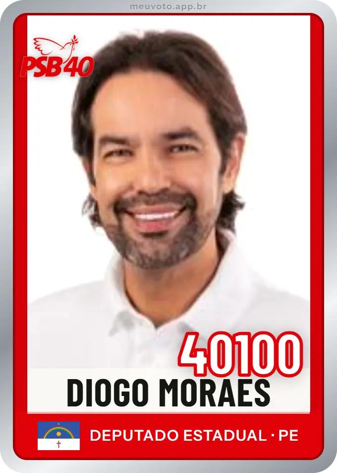 Carta de Diogo Moraes, número 40100, PSB