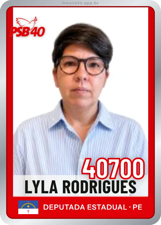 Carta de Lyla Rodrigues, número 40700, PSB