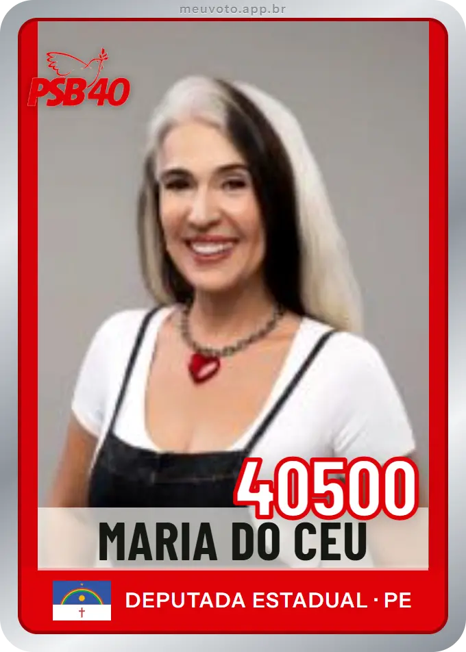 Carta de Maria do Céu, número 40500, PSB