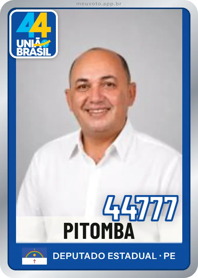 Carta de Pitomba, número 44777, União