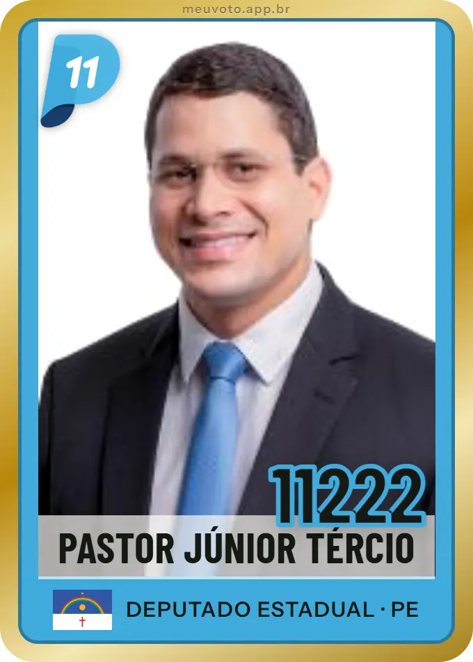 Carta de Pastor Júnior Tércio, número 11222, PP