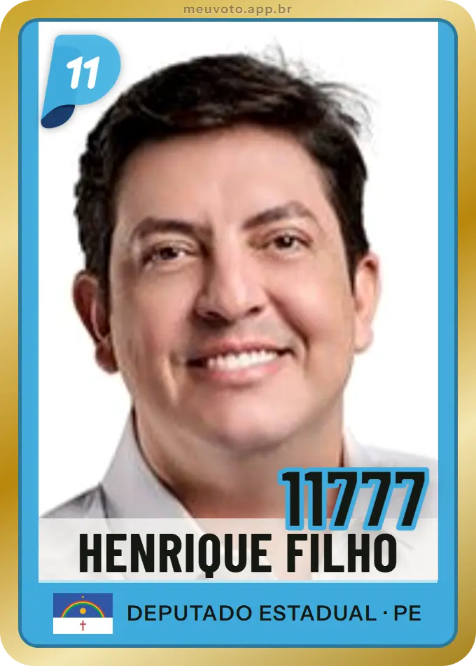 Carta de Henrique Filho, número 11777, PP