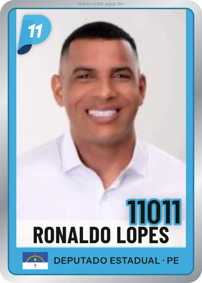 Carta de Ronaldo Lopes, número 11011, PP
