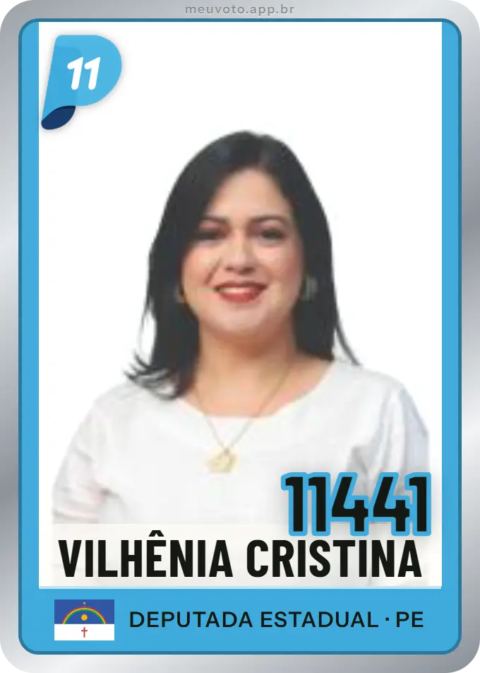Carta de Vilhênia Cristina, número 11441, PP