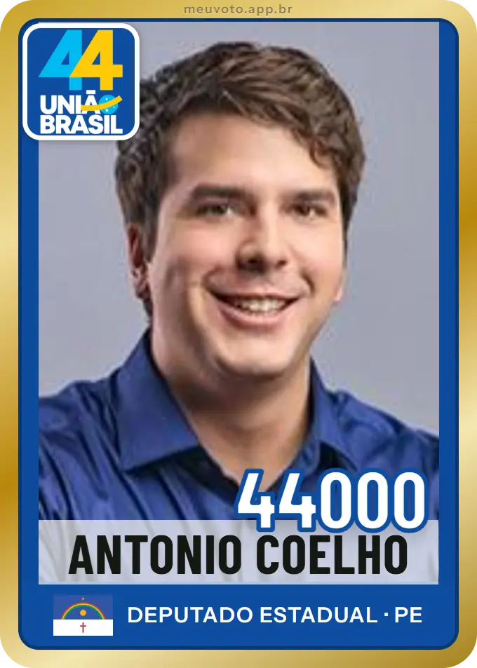 Carta de Antonio Coelho, número 44000, União
