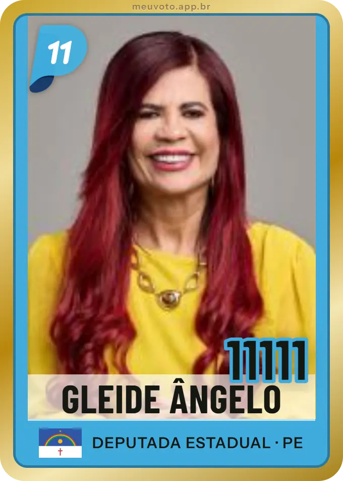 Carta de Gleide Ângelo, número 11111, PP