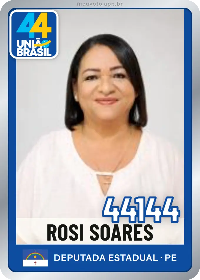 Carta de Rosi Soares, número 44144, União