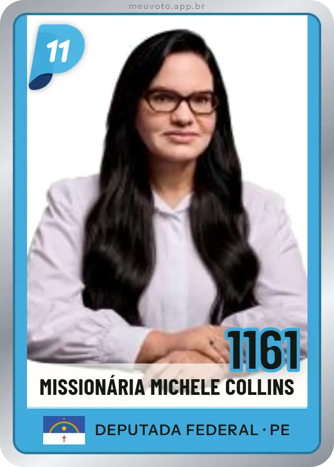 Carta de Missionária Michele Collins, número 1161, PP