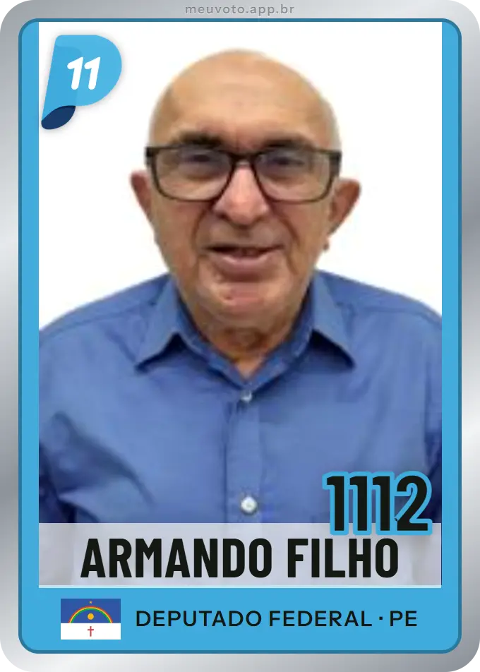 Carta de Armando Filho, número 1112, PP